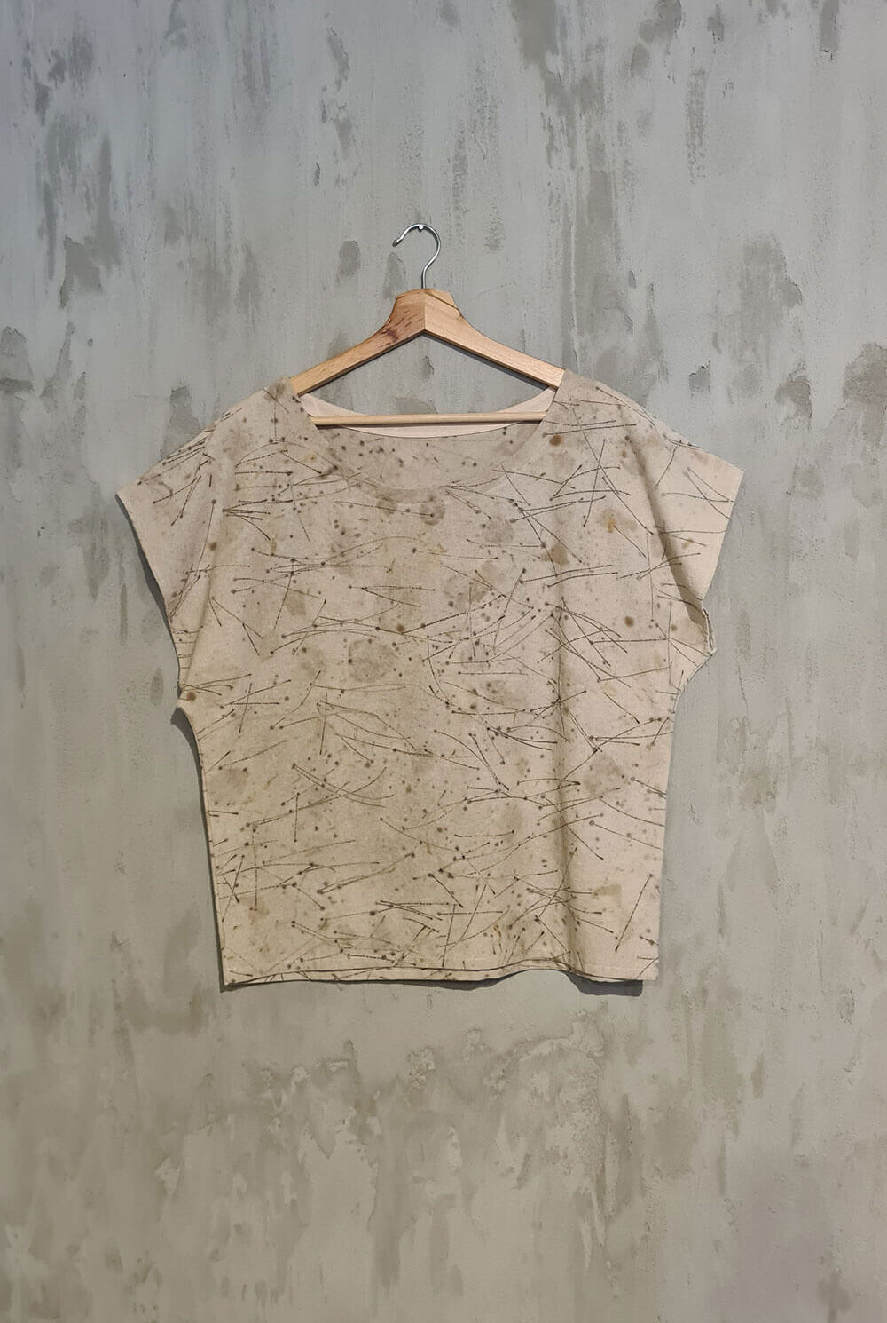 Camisa-beige-Talla-L