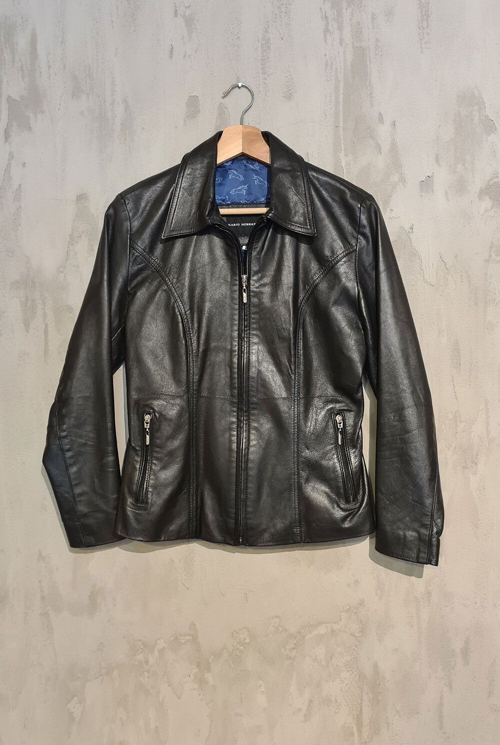 Chaqueta cuero MARIO HERNANDEZ Talla 2