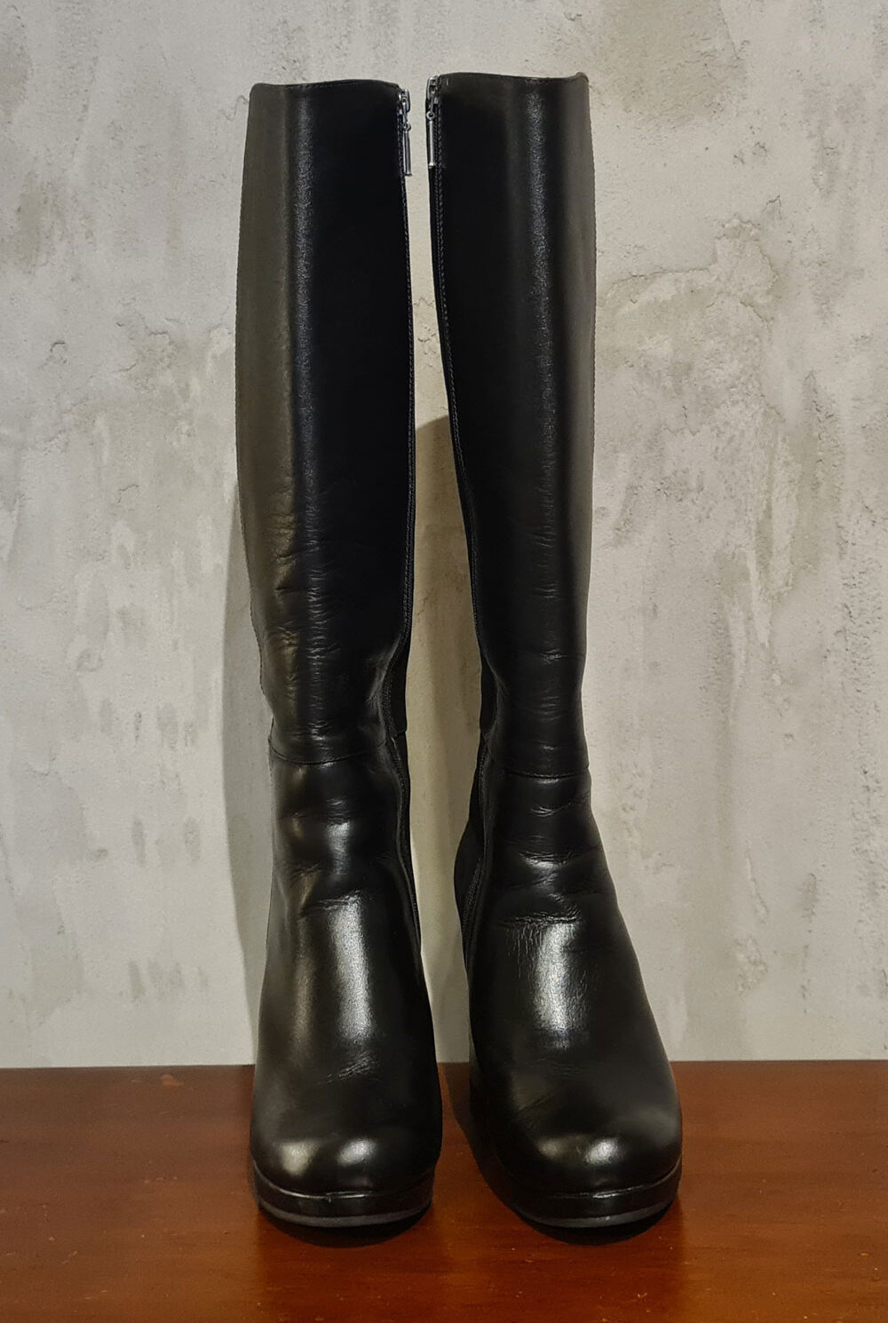 Botas negras caña  larga JIREH Talla 37