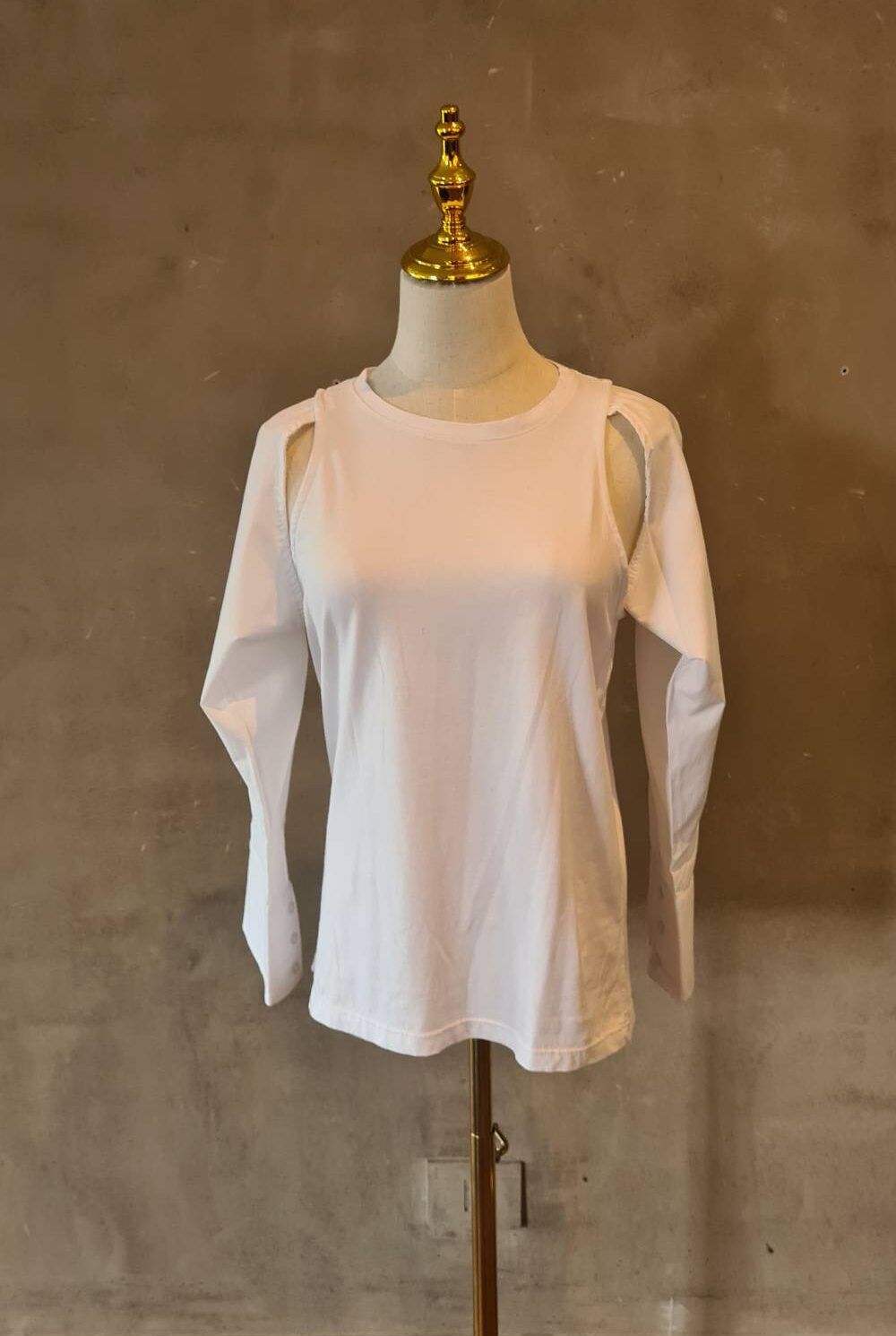 Camisa blanco con esqueleto AMODOMIO Talla M