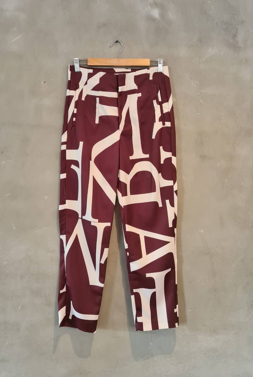 Pantalón color hueso y café AMODOMIO Talla 8