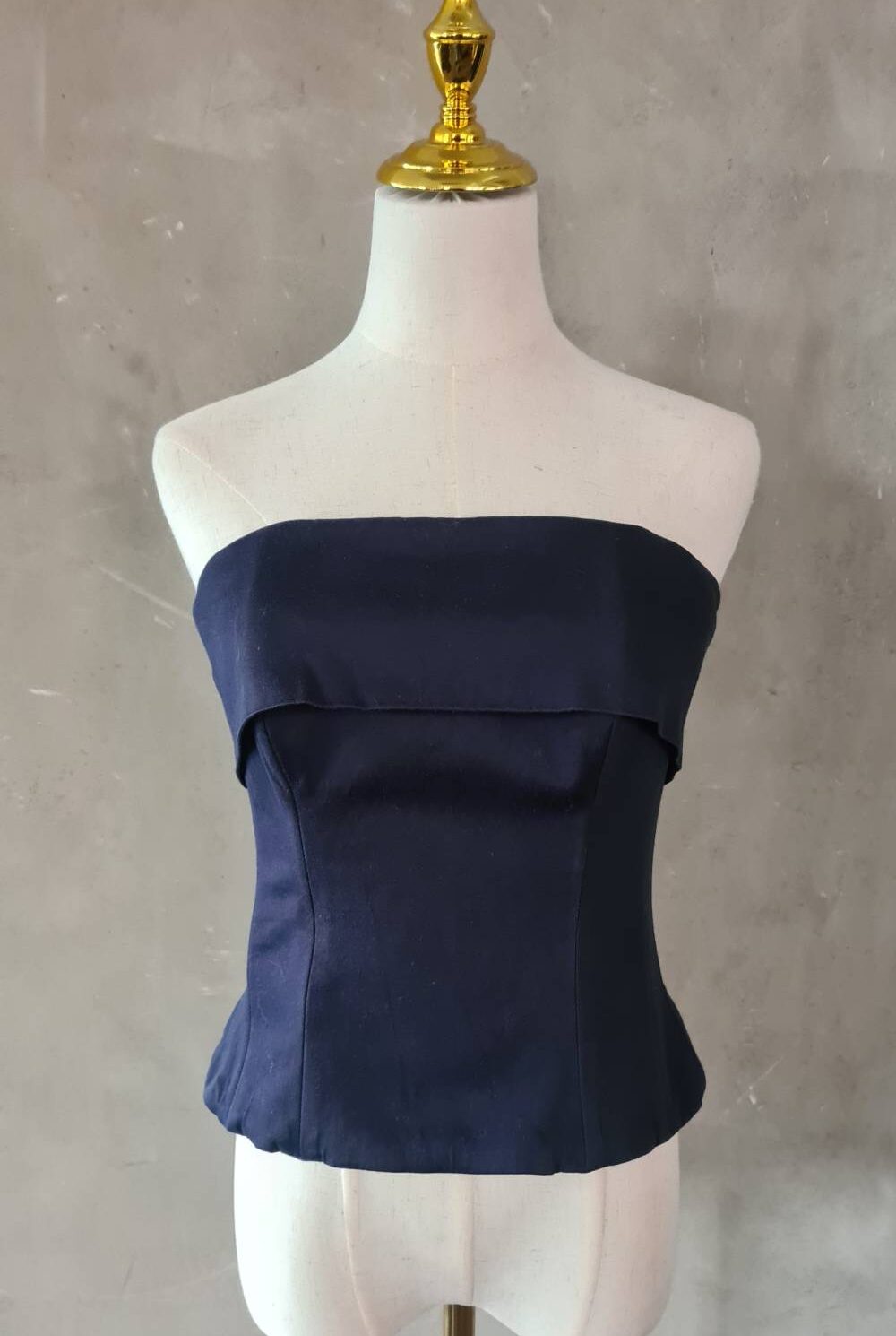 Corsette azul oscuro PAULA DUQUE