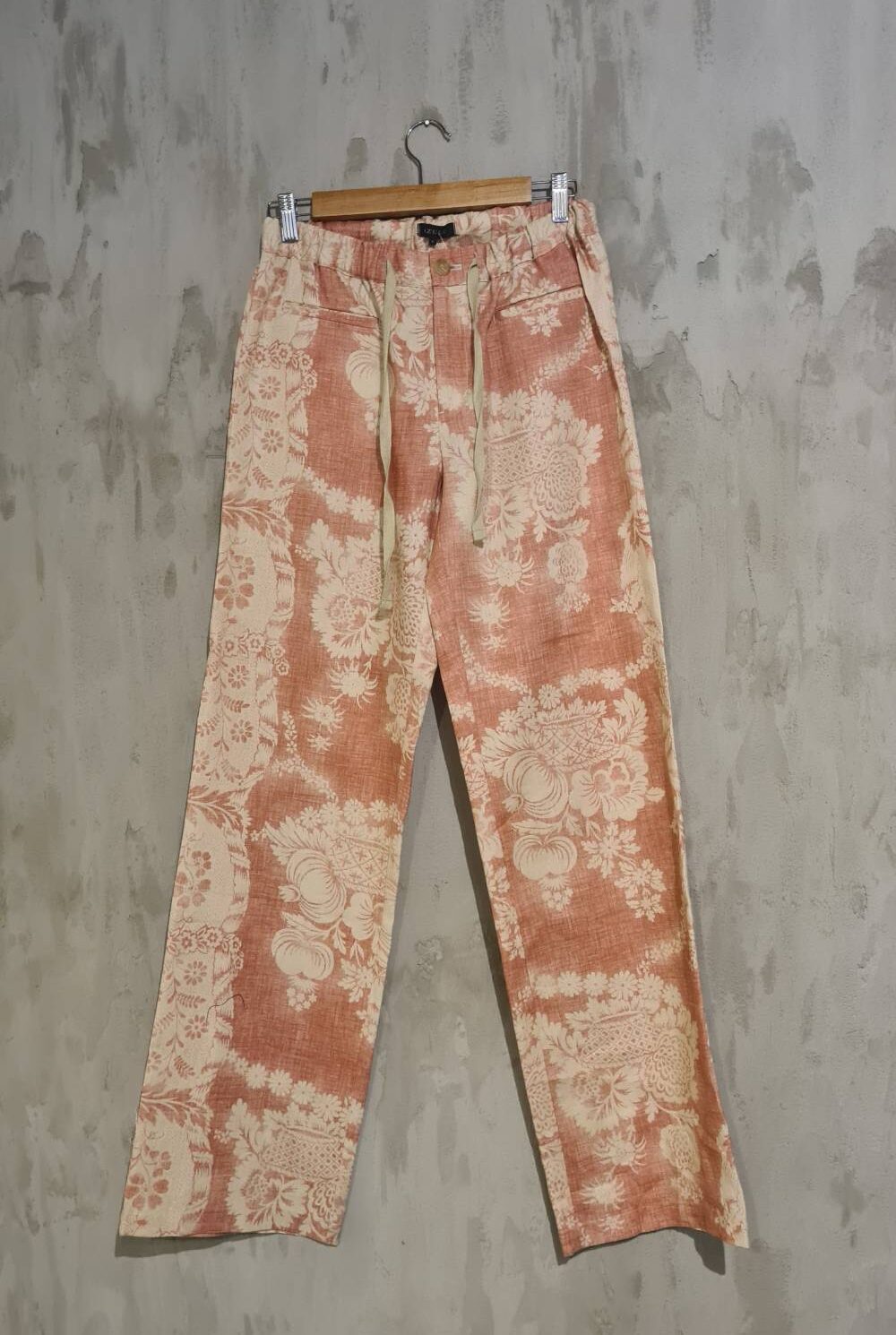 Pantalón lino rosado AZULU Talla 8