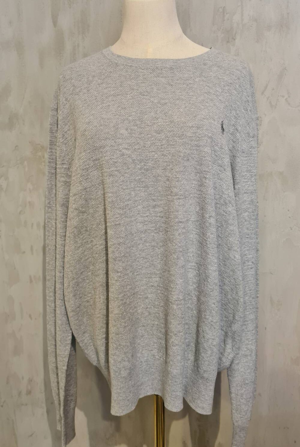 Saco gris cuello cerrado POLO RALPH LAUREN Talla XL