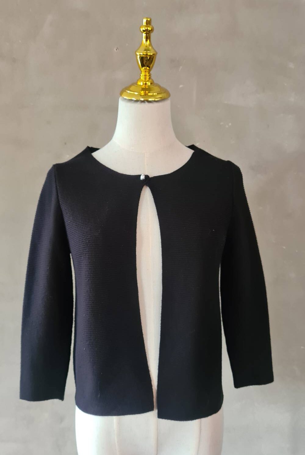 Saco negro abierto JULIO Talla CH