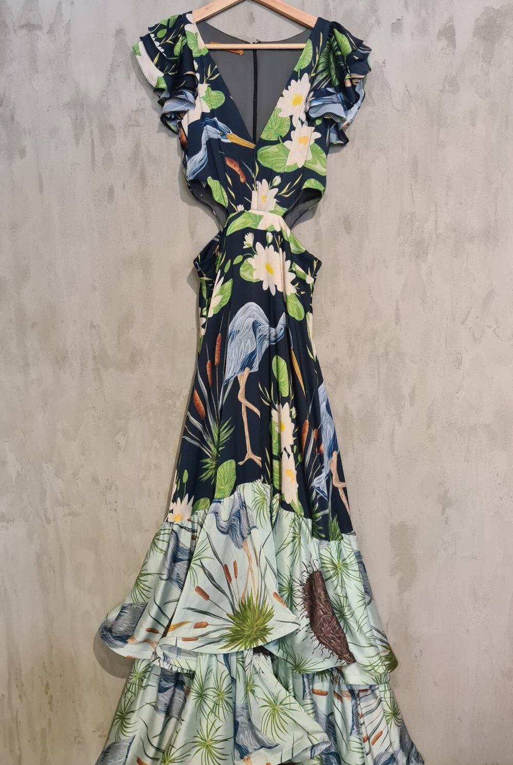 Vestido largo cintura descubierta GLORY ANG Talla S