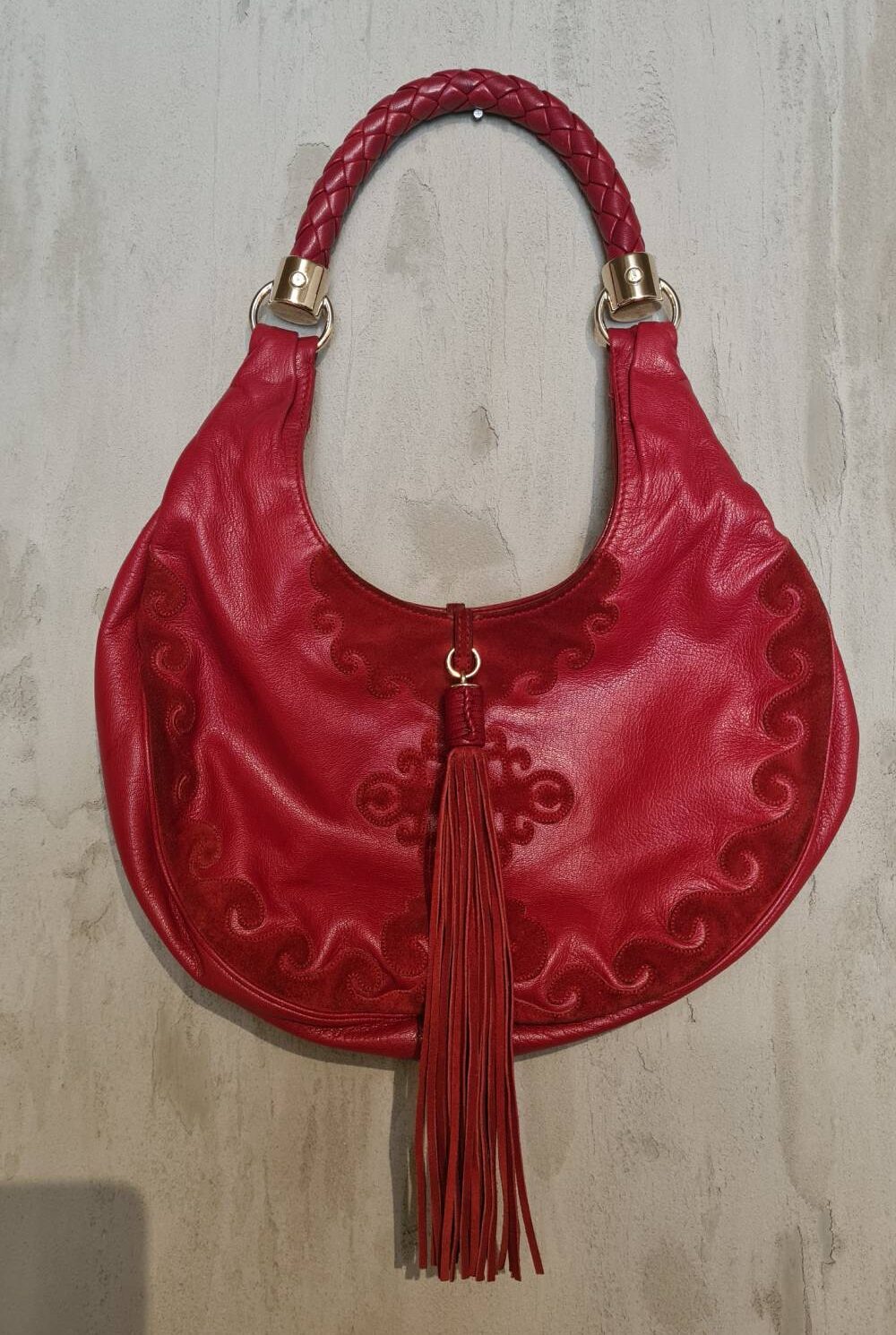 Cartera roja pequeña YVES SAINT LAURENT