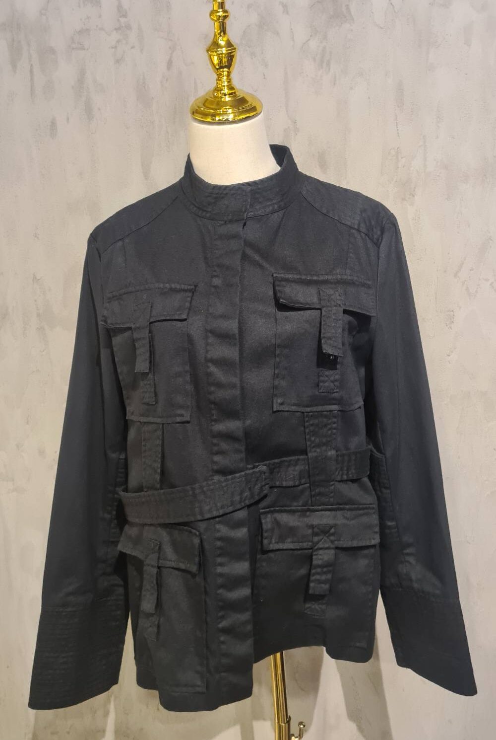 Chaqueta Negro tipo fiyak LAPIS Talla L