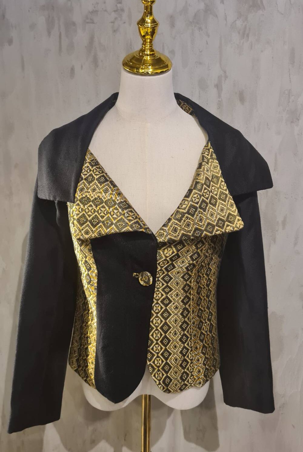 Chaqueta tejido amarillo OTROS MUNDOS