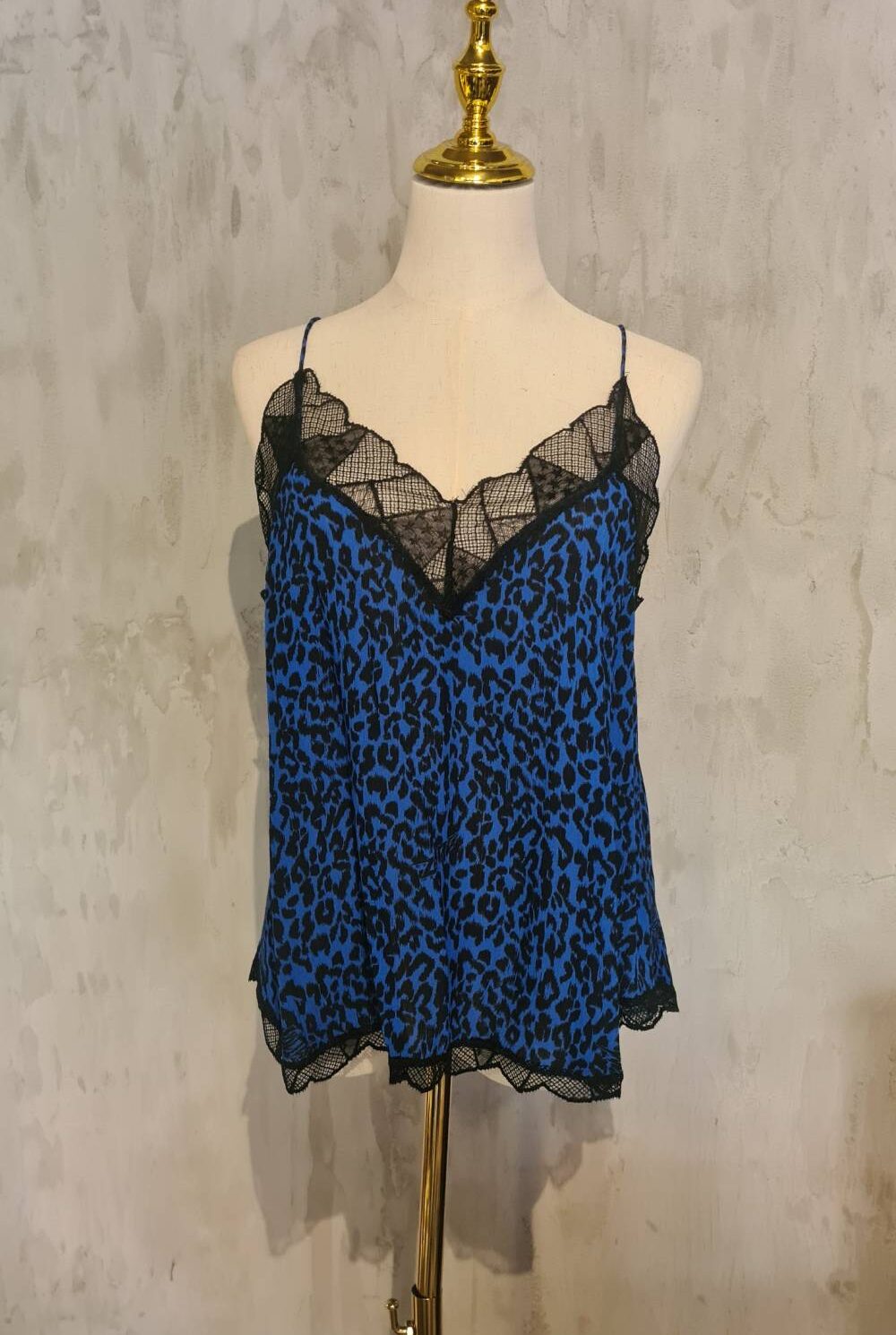 Esqueleto print azul con negro ZADIG & VOLTAIRE