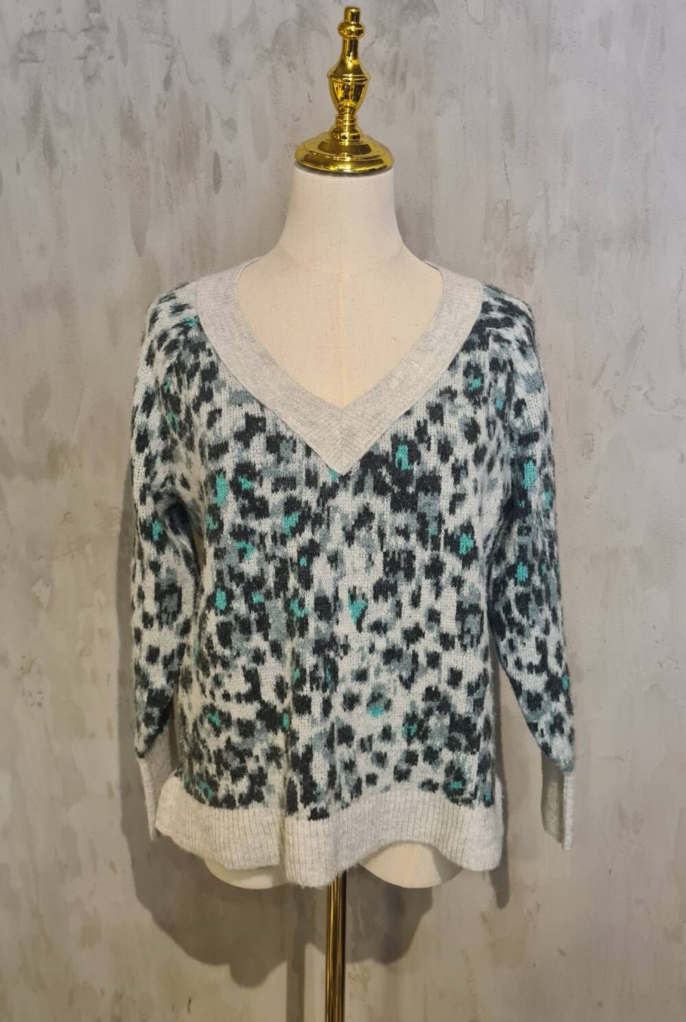 Saco corto gris verde negro LOFT Talla S